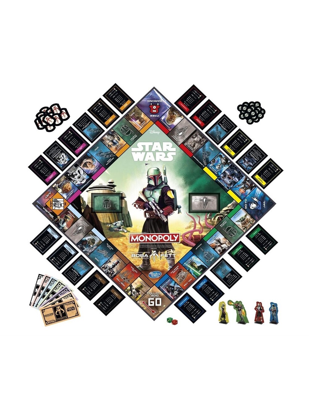 Monopoly / Star Wars Boba Fett Edition Board Game / Hasbro Gaming / New
